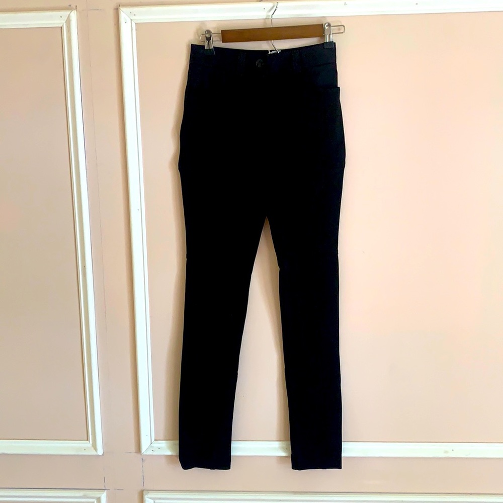 Black slim trousers by Chloe from Neiman Marcus
